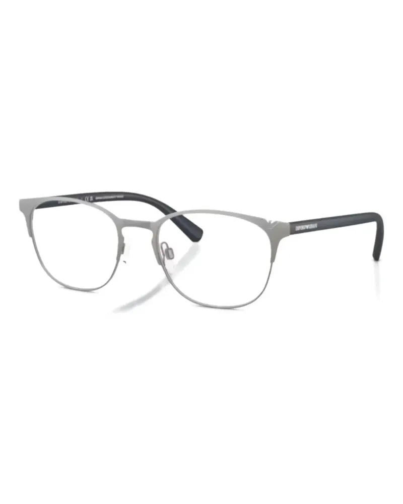 Emporio Armani round-frame glasses - Grau Grau