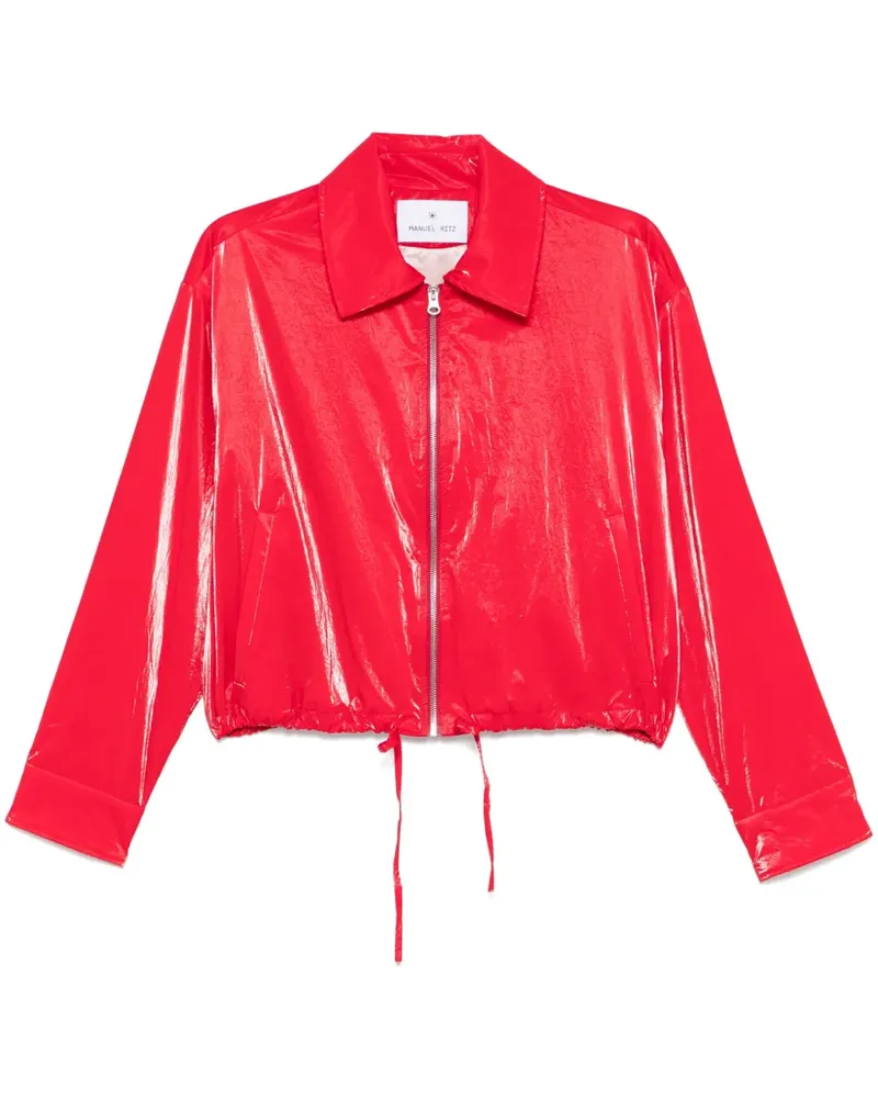 Manuel Ritz Jacke mit Reißverschluss - Rot Rot
