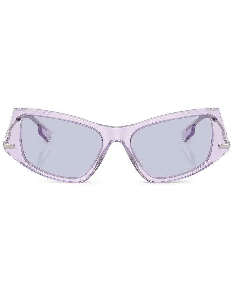 Burberry Cat-Eye-Sonnenbrille mit Logo - Violett Violett