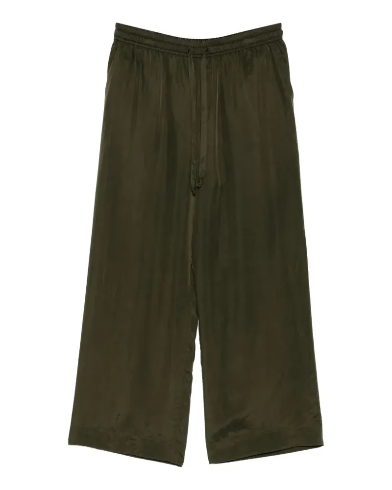 Ziggy Chen Weite Hose mit Kordelzug - Grün Grün