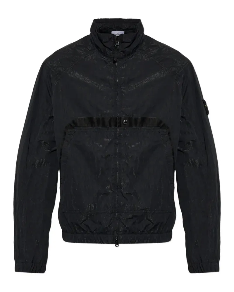 Stone Island logo-patch jacket - Schwarz Schwarz