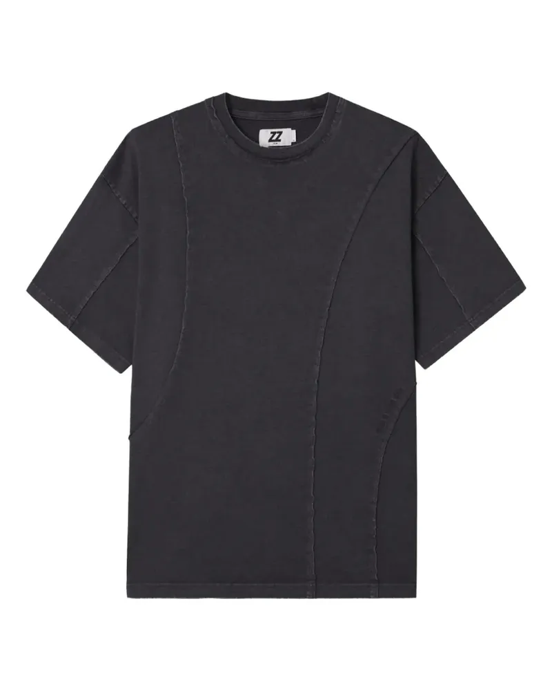 Izzue Seam T-Shirt - Grau Grau