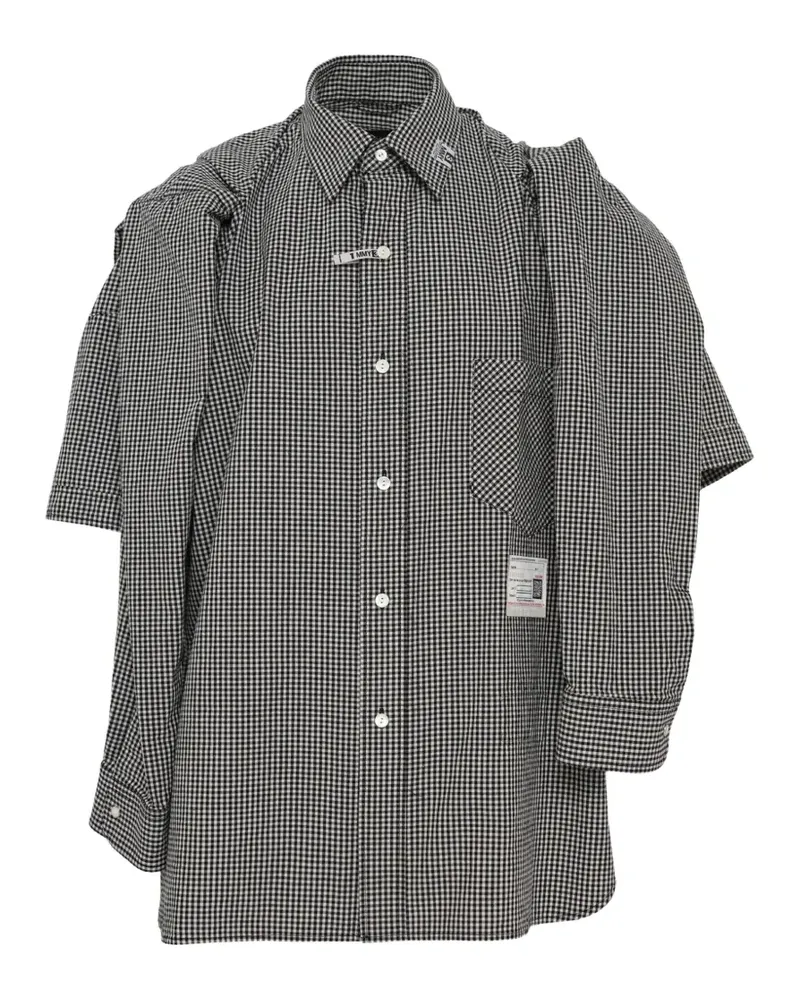 MIHARAYASUHIRO Gemustertes Hemd - Weiß Weiß