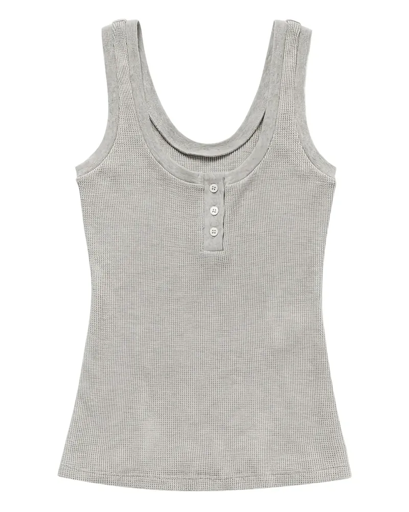 1989 STUDIO Texturiertes Tanktop - Grau Grau