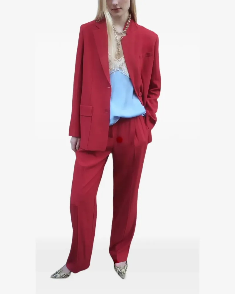 Semicouture Rosalinda button-fastening blazer - Rot Rot