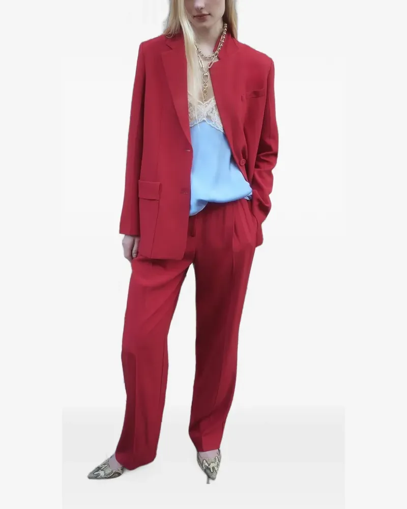 Semicouture Rosalinda button-fastening blazer - Rot Rot