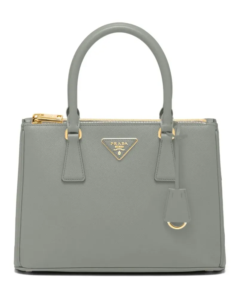 Prada Mittelgroße Galleria Handtasche - Grau Grau