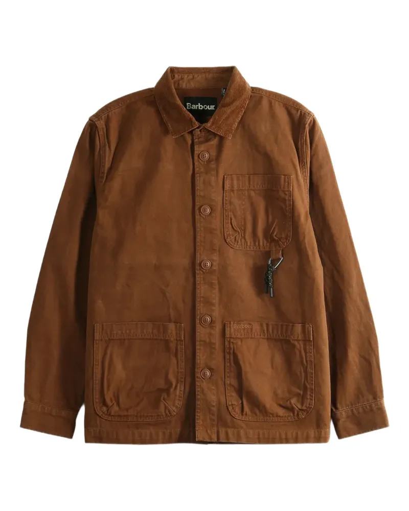 Barbour Bowland patch-pocket shirt jacket - Braun Braun