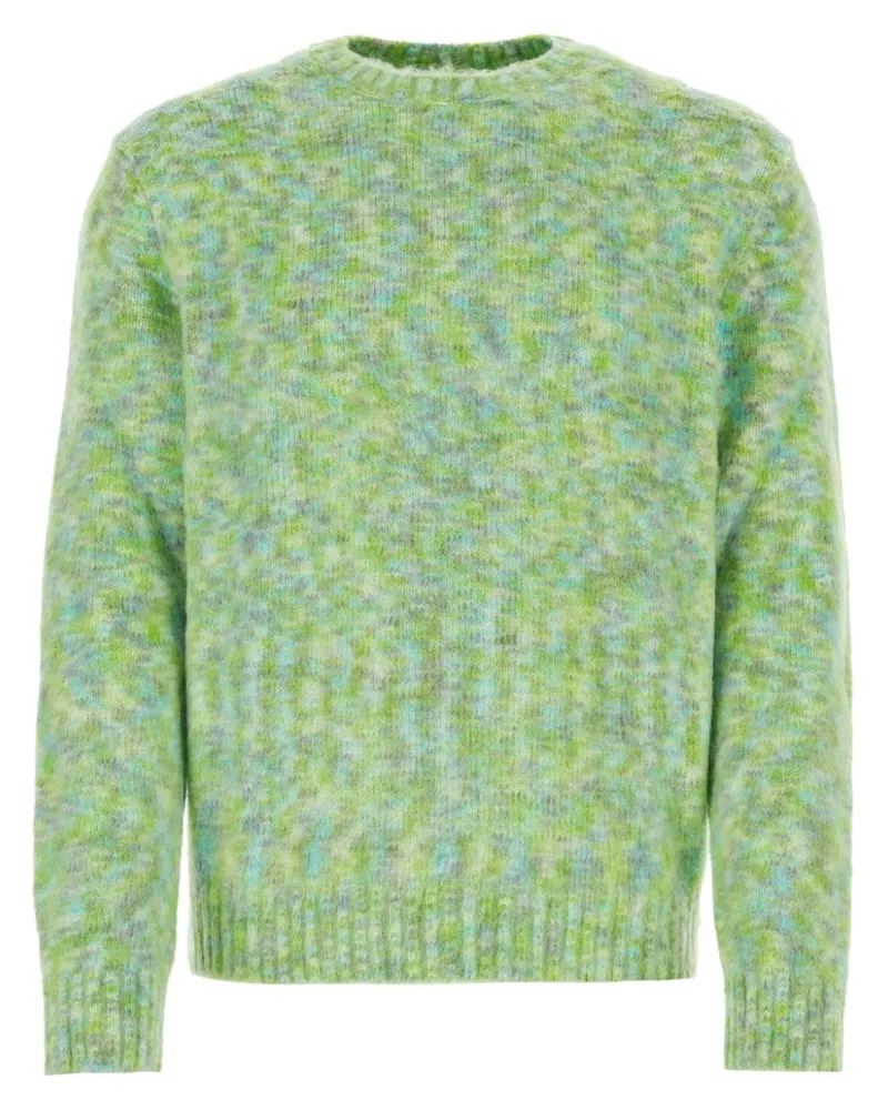 Loewe Pullover mit Anagram-Patch - Grün Grün