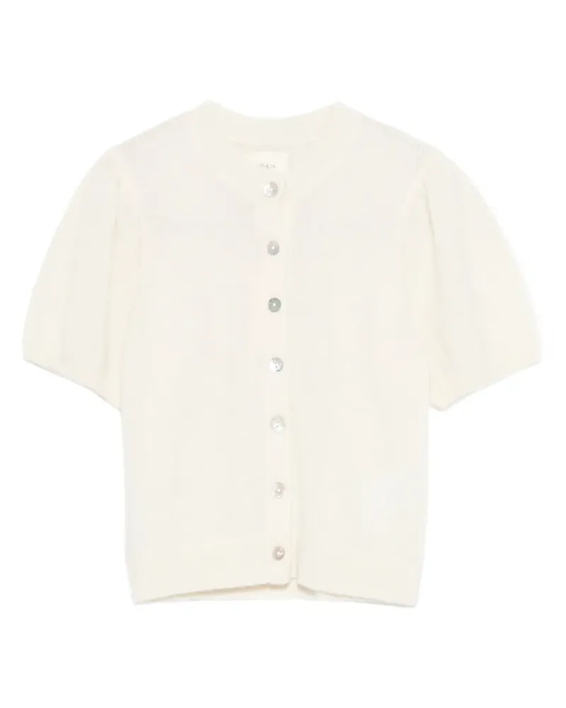 DÔEN Anisa-Strick mit Puffärmeln - Nude Nude