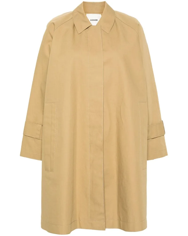 AERON Strukturierter Cerne Trenchcoat - Nude Nude