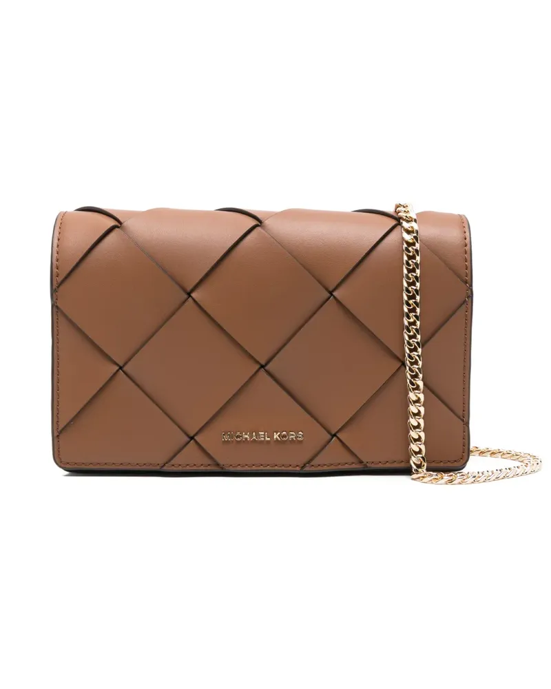 Michael Kors Mittelgroße Jet Set Schultertasche - Braun Braun