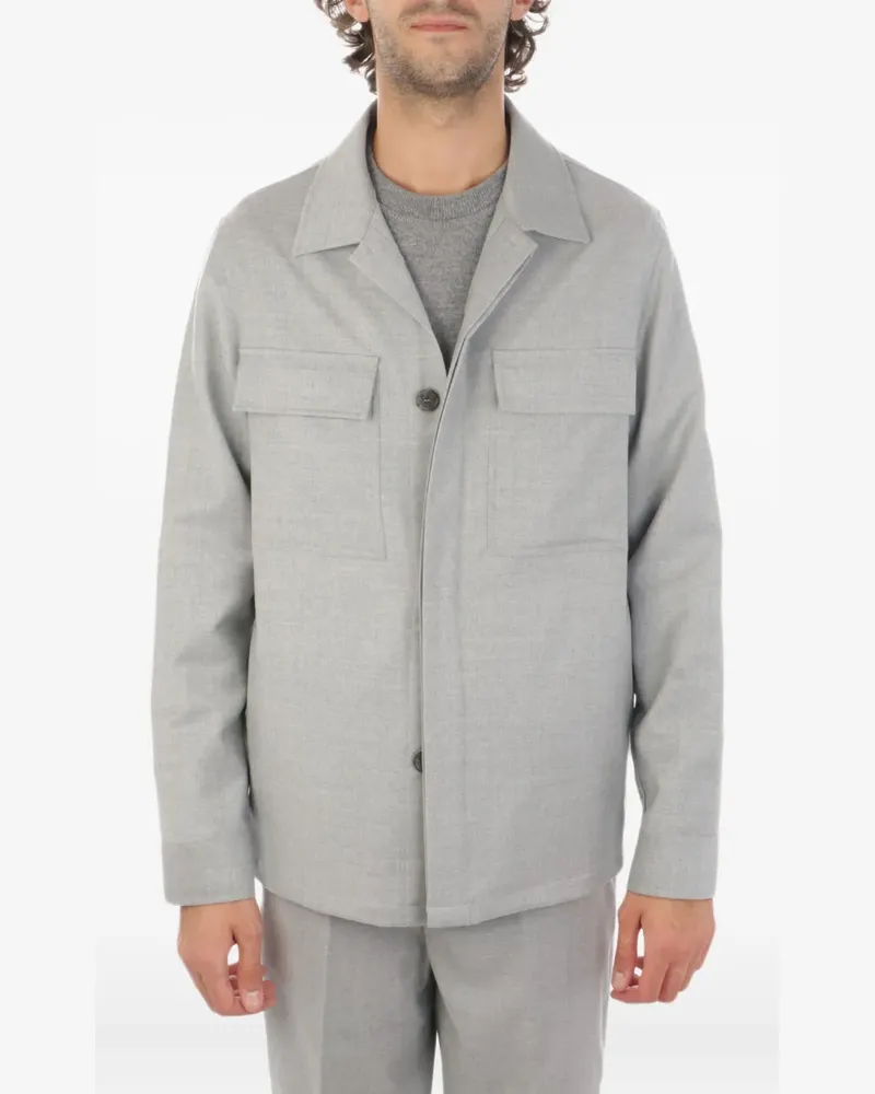 CRUNA Bruges pocket shirt - Grau Grau