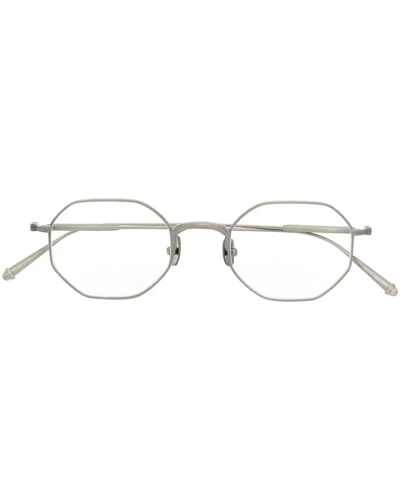 MATSUDA Brille mit rundem Gestell - Grau Grau