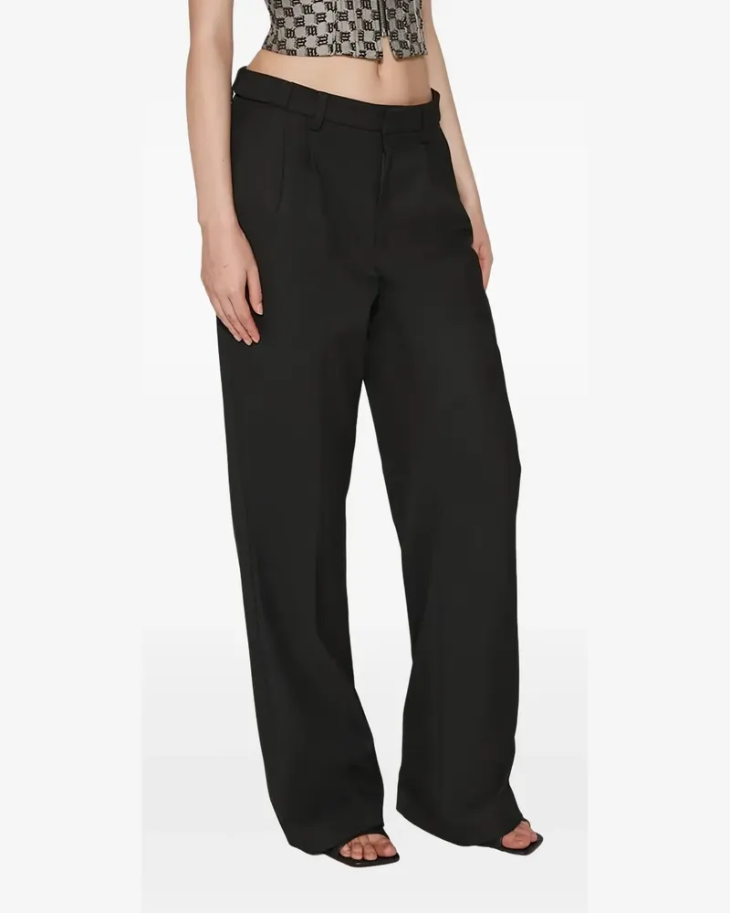 MISBHV Klassische Hose mit Reißverschluss - Schwarz Schwarz
