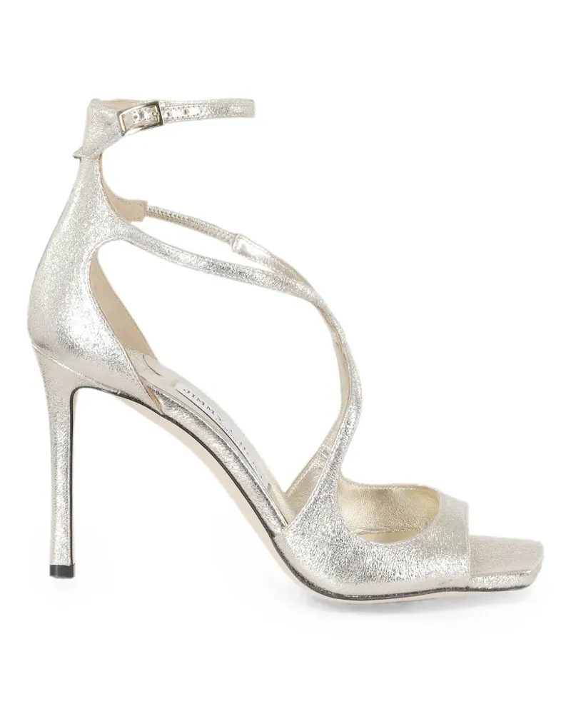 Jimmy Choo Azia Sandalen aus Leder - Silber Silber