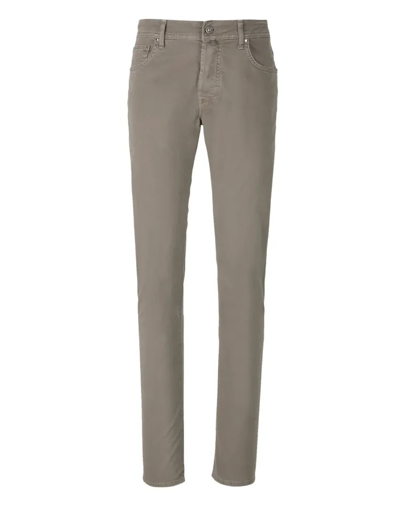 Jacob Cohën logo-embroidered jeans - Grün Grün
