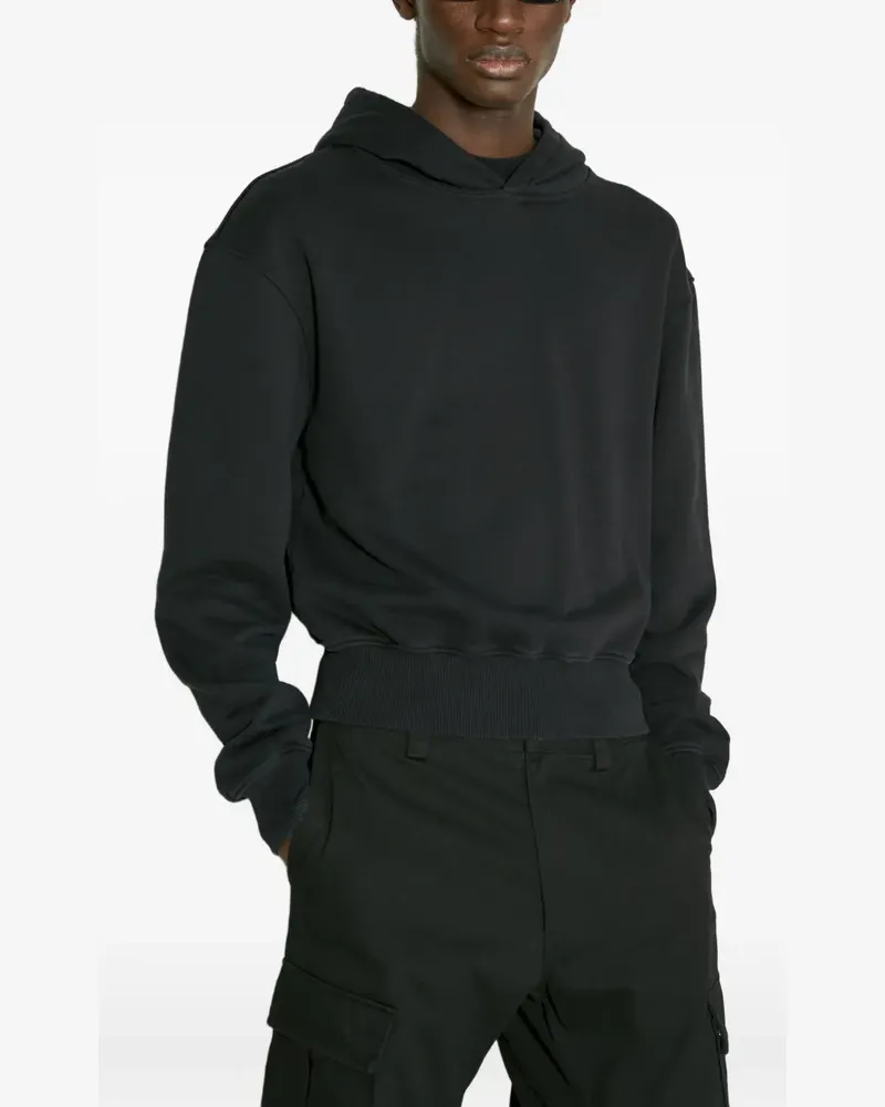 Han Kjøbenhavn Hoodie mit Logo-Print - Schwarz Schwarz