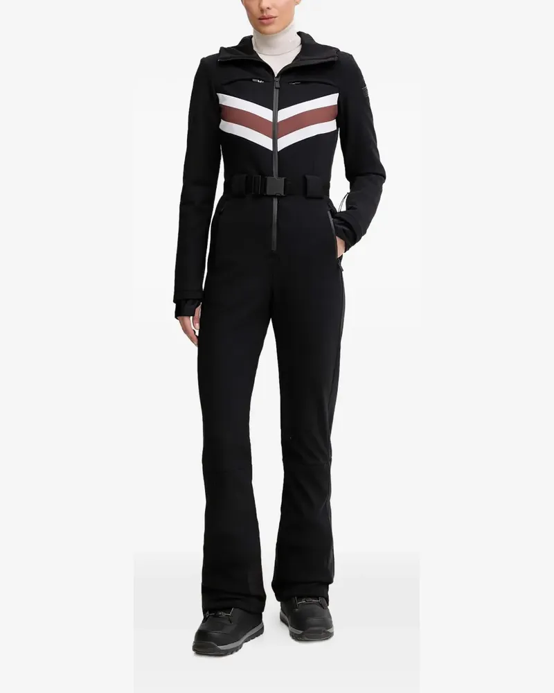 MC2 Saint Barth belted ski suit - Schwarz Schwarz