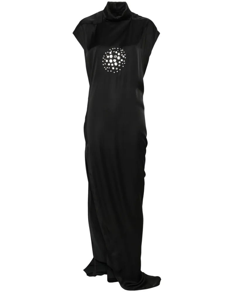 Rick Owens Edfu Maxikleid - Schwarz Schwarz