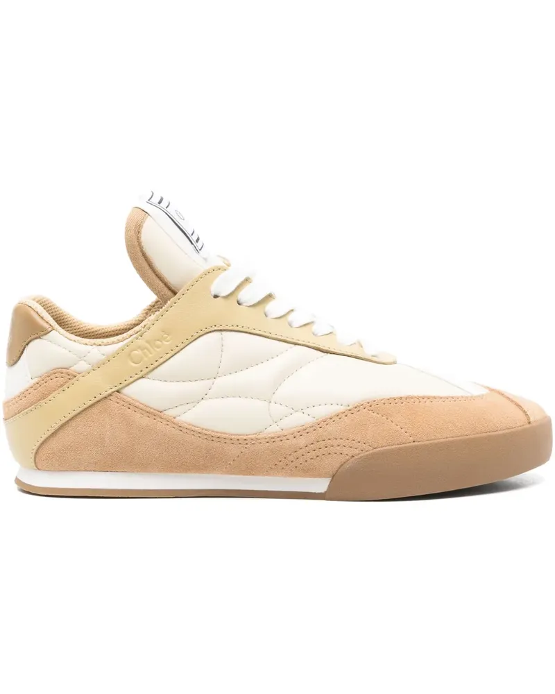 Chloé Sneakers mit gestepptem Einsatz - Nude Nude