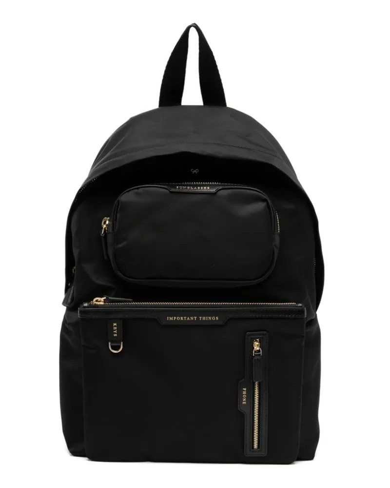 Anya Hindmarch Rucksack mit mehreren Taschen - Blau Blau
