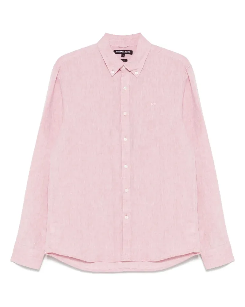 Michael Kors Hemd aus Leinen - Rosa Rosa