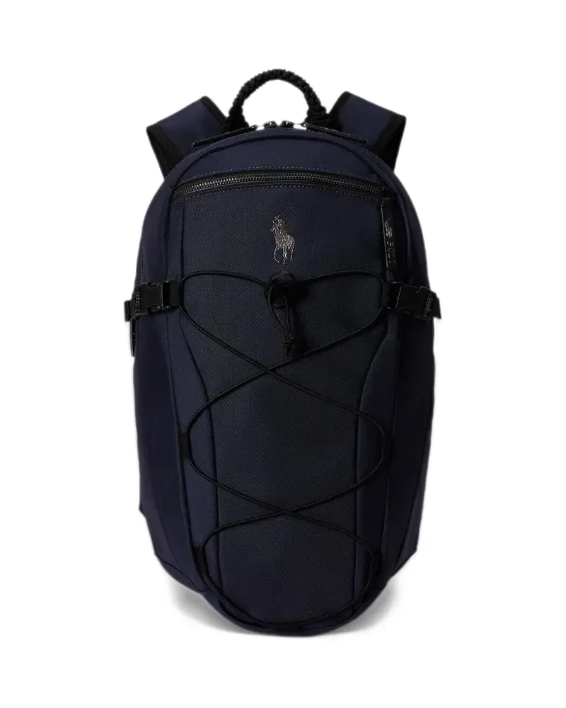 Ralph Lauren Pony bungee-cord backpack - Blau Blau