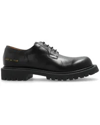 Common Projects Derby-Schuhe mit dicker Sohle Schwarz