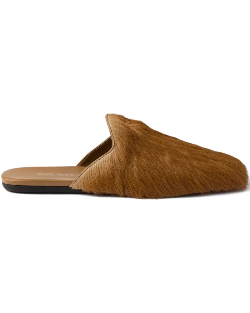 Prada Klassische Mules - Braun Braun