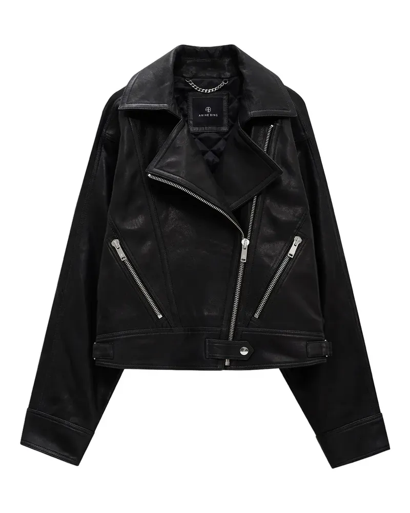 Anine Bing Julie Lederjacke - Schwarz Schwarz