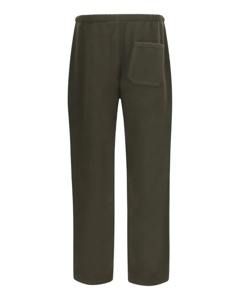 Rier fleece-texture patch-pocket trousers - Grün Grün