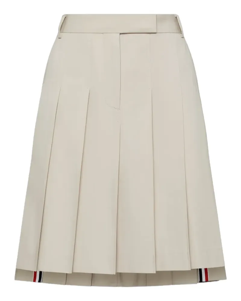 Thom Browne Minirock mit Falten - Nude Nude