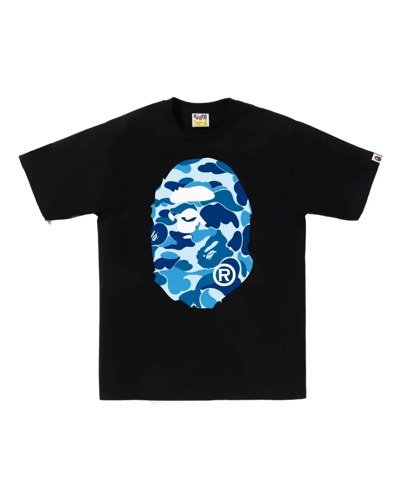 BAPE T-Shirt mit Logo-Print - Schwarz Schwarz