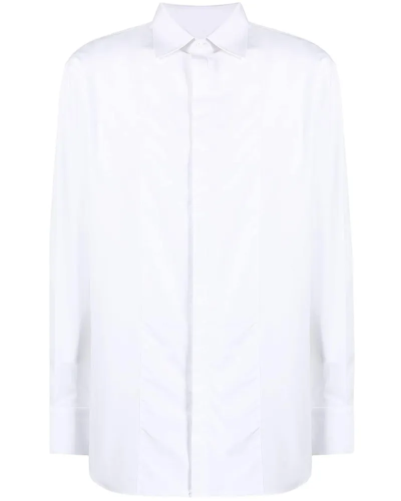 Dsquared2 Hemd mit Blende - Weiß Weiß