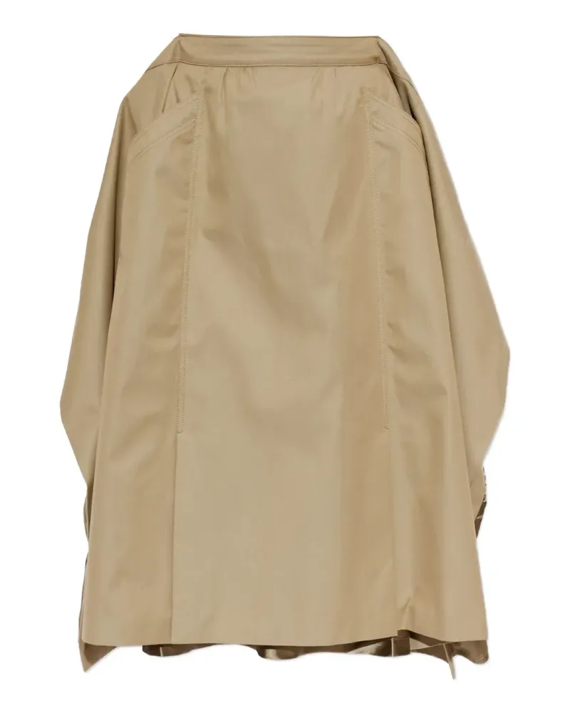 VETEMENTS Klassischer Midirock - Nude Nude