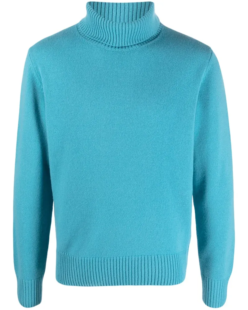 Herno Pullover mit Rollkragen - Blau Blau