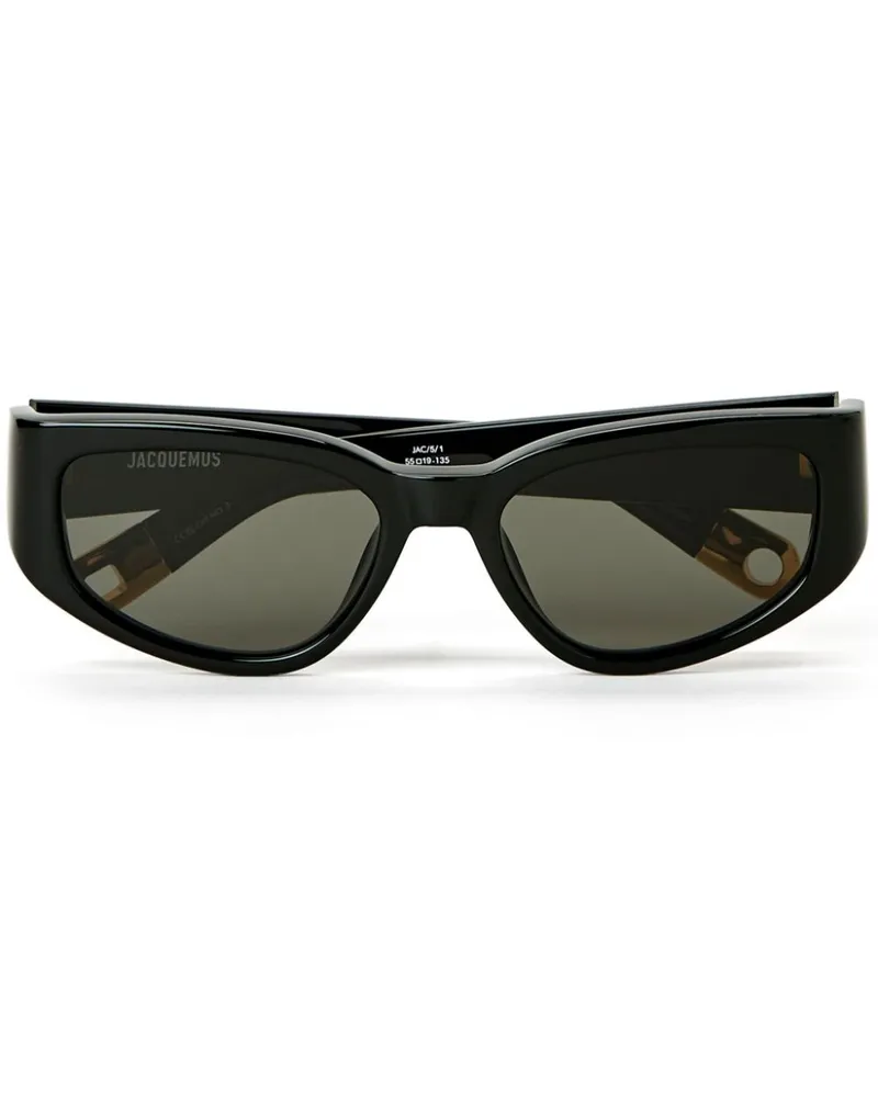 Jacquemus Gala Sonnenbrille - Schwarz Schwarz