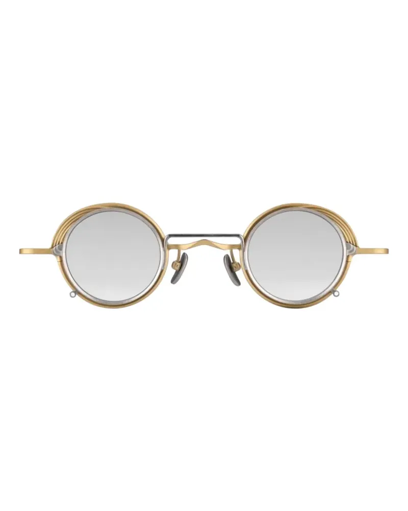 RIGARDS x Ziggy Chen Sonnenbrille mit doppeltem Gestell - Gold Gold