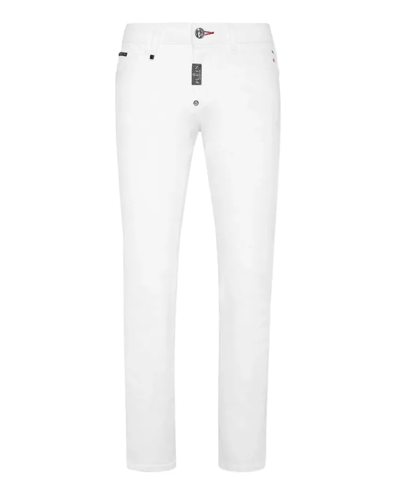 Philipp Plein straight supreme fit jeans basic - Weiß Weiß