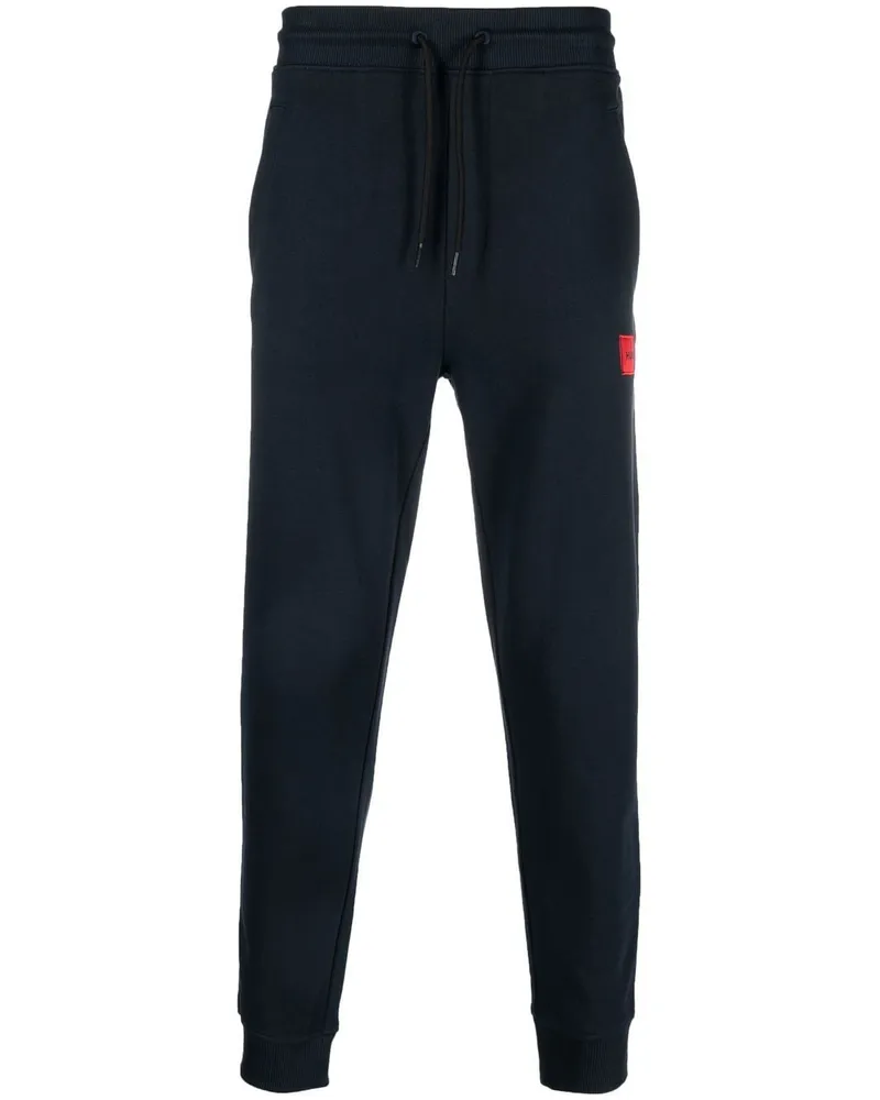 HUGO BOSS Jogginghose mit Logo-Patch - Blau Blau