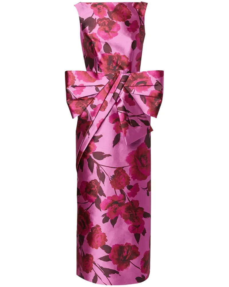 Erdem Ärmelloses Kleid mit Schleife - Rosa Rosa
