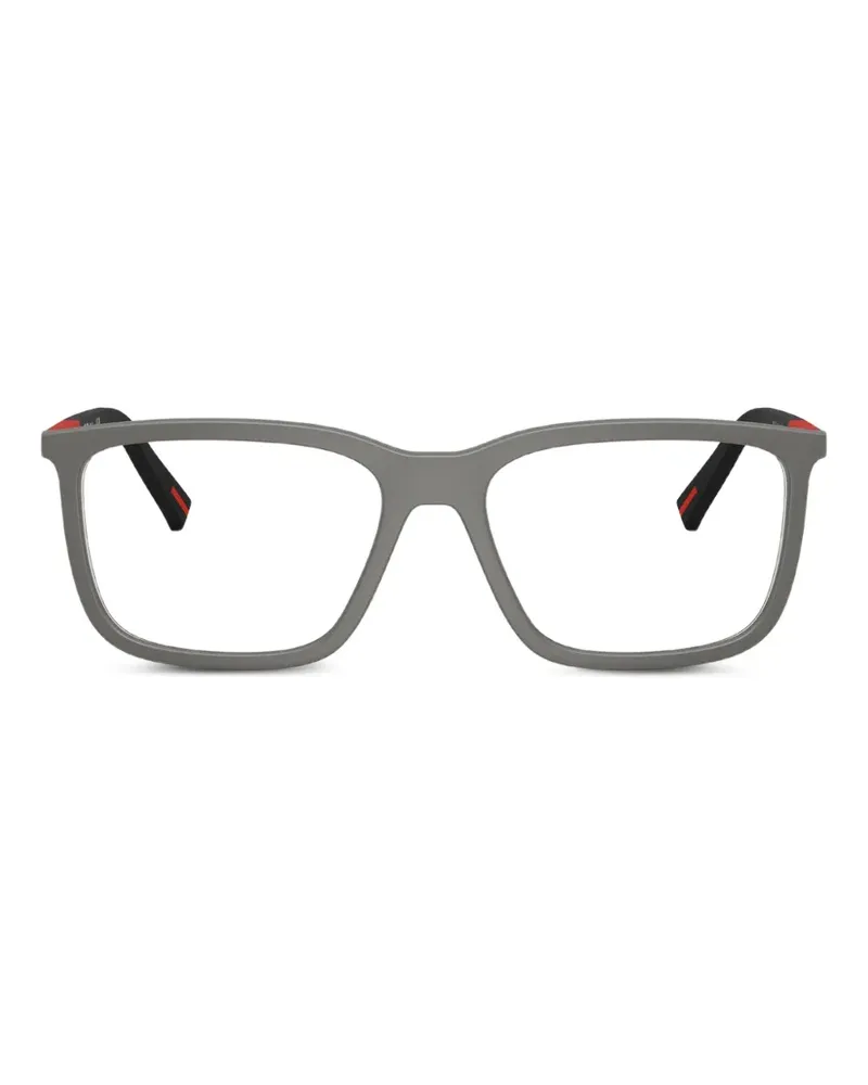 Prada rectangle-frame glasses - Grau Grau
