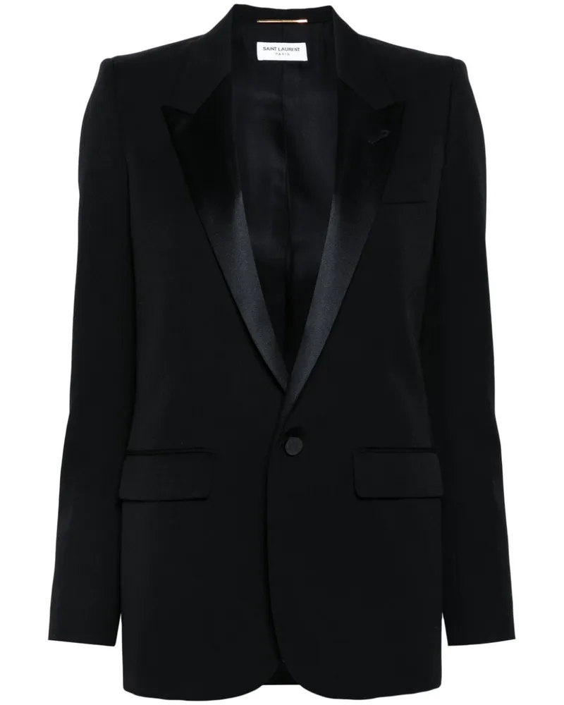 Saint Laurent Giacca' Blazer - Schwarz Schwarz