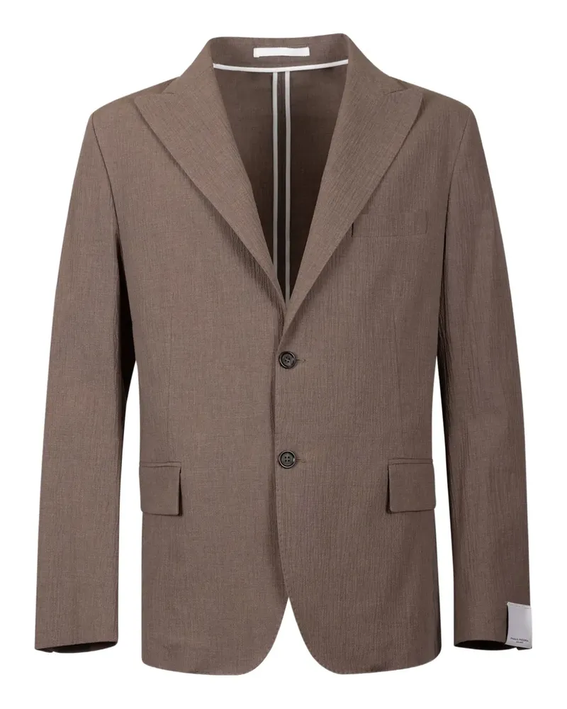 Paolo Pecora Milano Blazer aus Canvas - Braun Braun