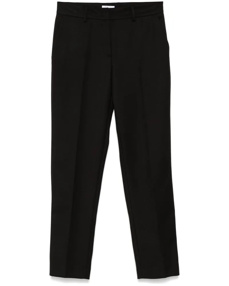 Boglioli Klassische Tapered-Hose - Schwarz Schwarz