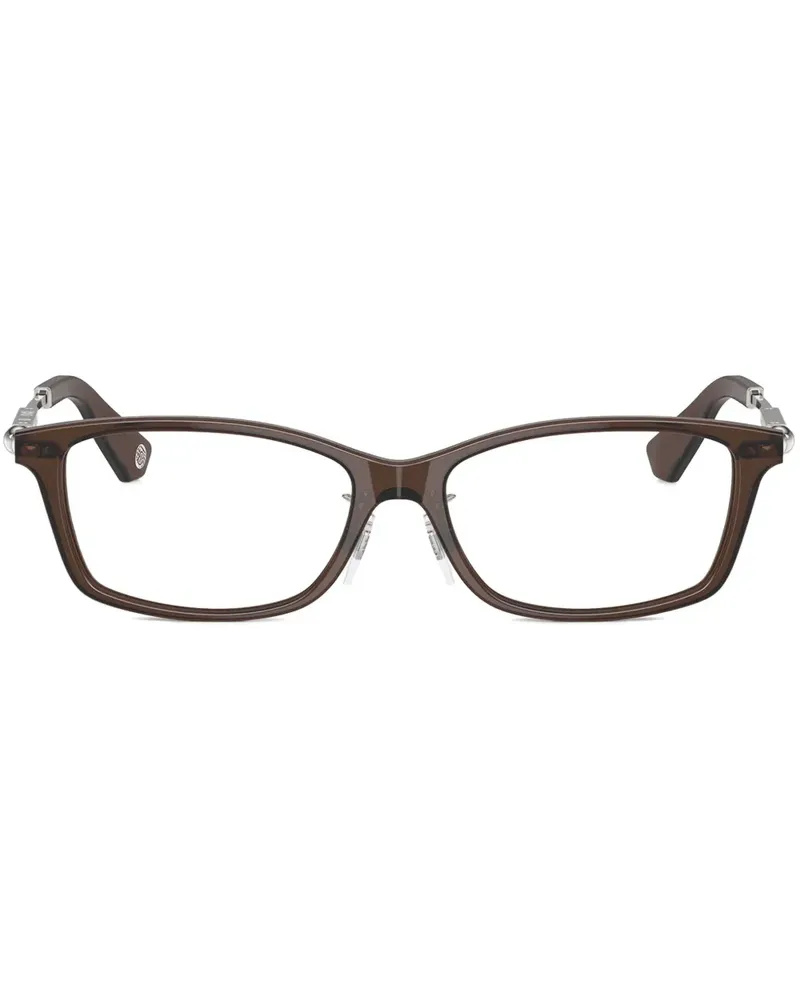 Burberry Brille mit eckigem Gestell - Braun Braun