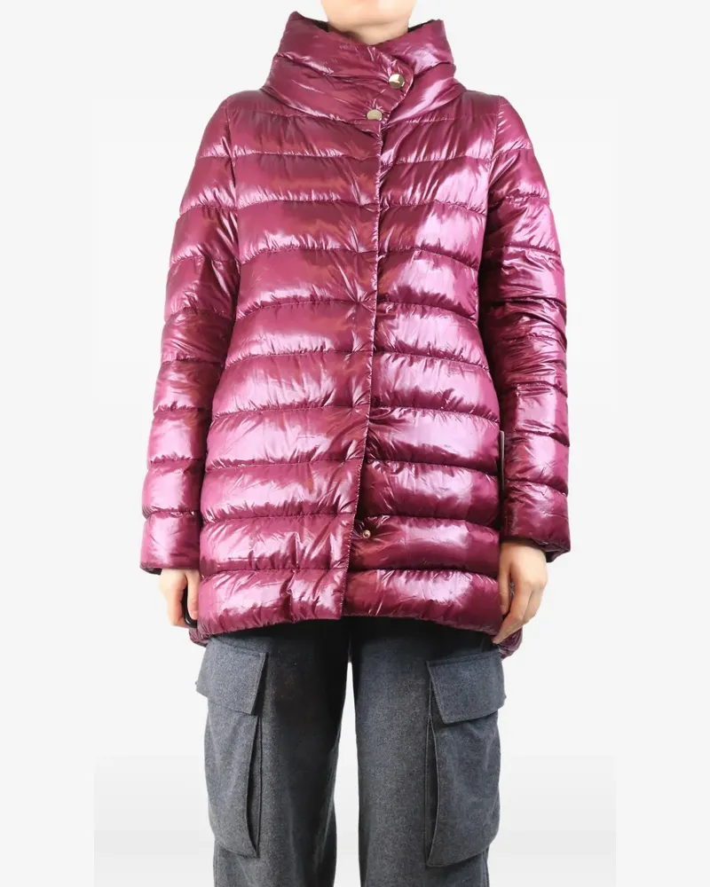 Herno Mittellange Daunenjacke - Rosa Rosa