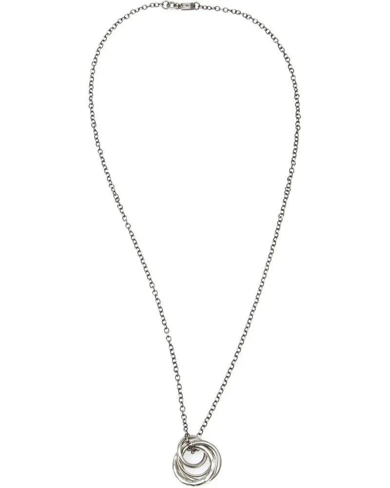 WERKSTATT:MÜNCHEN Halskette mit Ring-Anhänger - Metallic Metallic