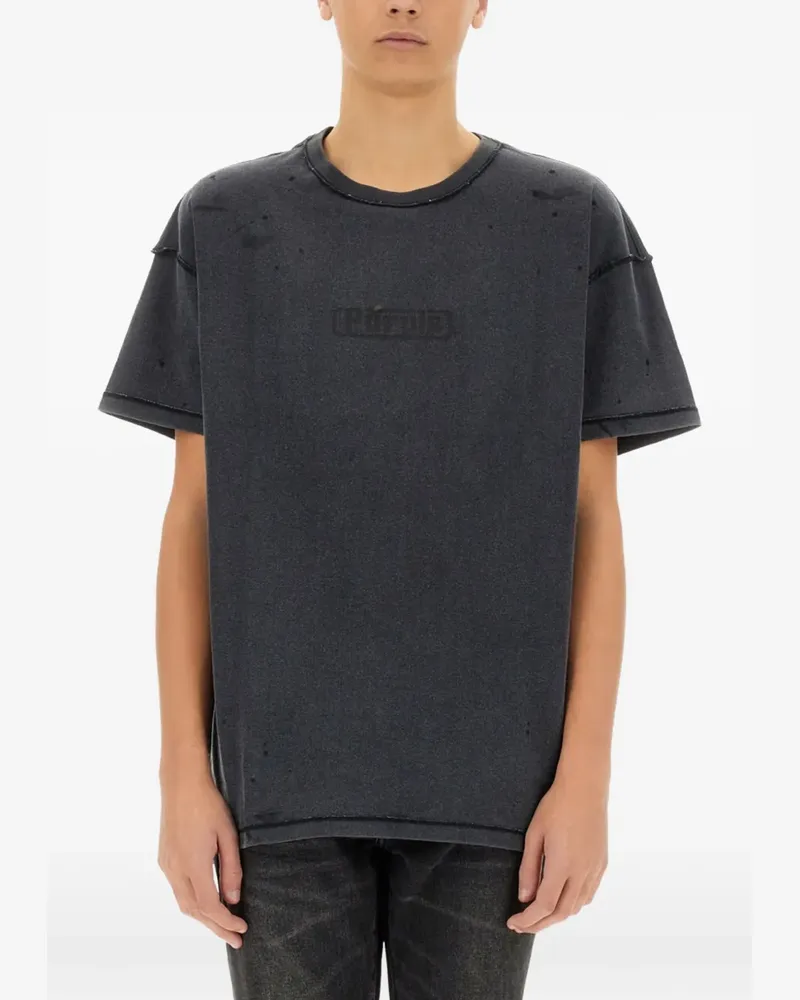PURPLE BRAND inside-out T-shirt - Grau Grau